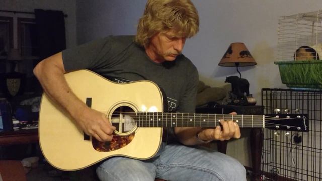Richard Bennett playing Tennessee Waltz on a Boucher Guitar смотреть онлайн