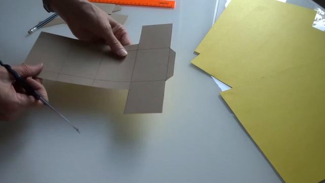 делаем параллелепипед из картона смотреть онлайн
