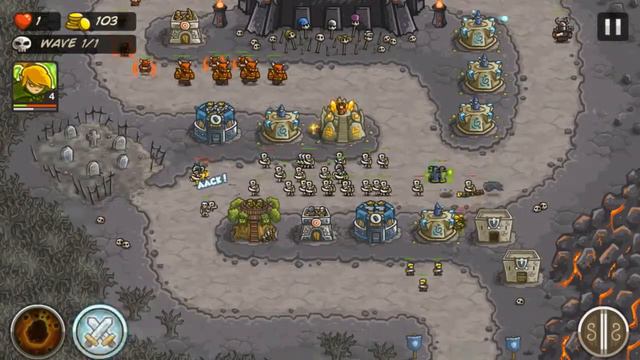[Walkthrough] (Android) Kingdom Rush ► Level 12 The Dark Tower (Iron Challenge) смотреть онлайн
