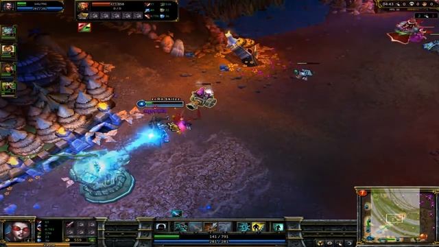 Lets battle League of legends Game 1 part 1 смотреть онлайн