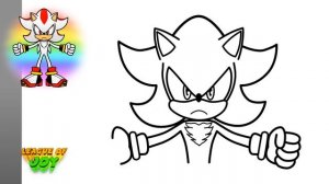 How to DRAW HYPER SHADOW - Shadow the Hedgehog