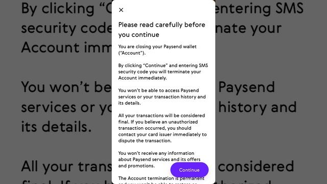 How to delete account in PaySend app? смотреть онлайн