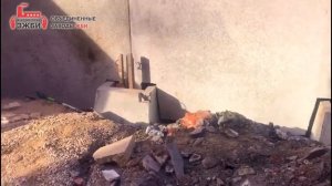 Установка железобетонных заборов.