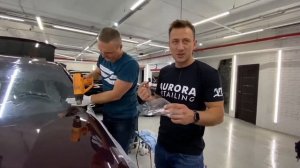 Защита лобового стекла пленкой  - защита от сколов и трещин от Аврора Детейлинг.