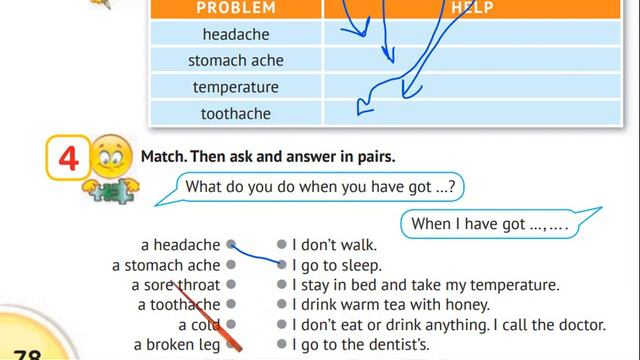 НУШ Карпюк 4 РУС Unit 4 Health And Body Care Lesson 6 p. 78 & Activity Book✔Видеоурок смотреть онлайн