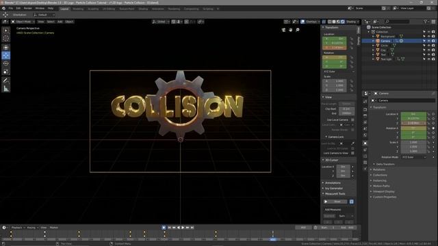 Blender 2.8 Tutorial - Eevee Particle Effects & Particle Collisions смотреть онлайн