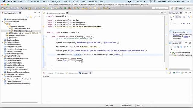 Selenium - From Controls Check Box смотреть онлайн