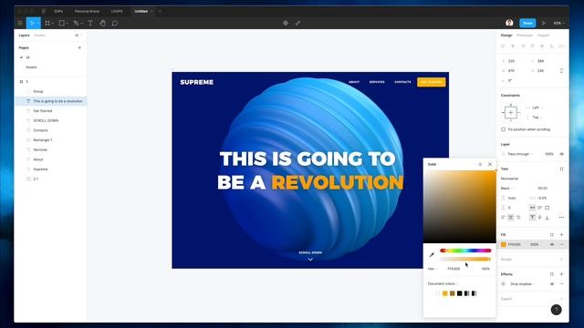 How to Design a Landing Page UI using Figma смотреть онлайн