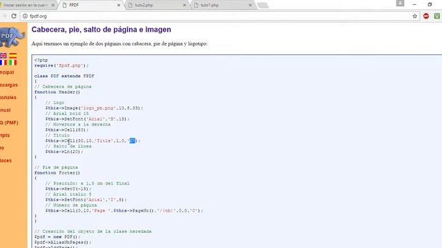 Conociendo LIbreria FPDF generar documentos pdf en PHP смотреть онлайн