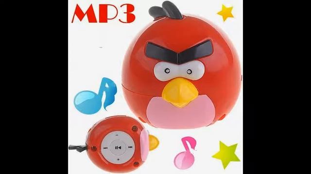 Angry Birds MP3 Mini Player Modelo Vermelho смотреть онлайн