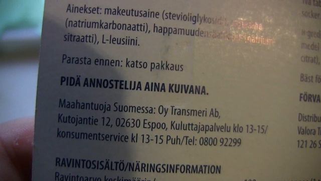 Tarkastelussa Stevioglykosidipillerit (Stevia) смотреть онлайн