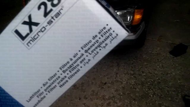 MERCEDES W126 W123 AIR FILTER REPLACEMENT