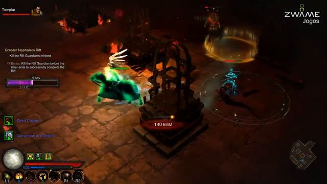Diablo 3 - Crusader Build - Thorns Bombardment LoN (Patch 2.4.2) смотреть онлайн