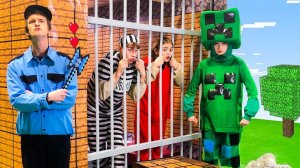 Заперли в МАЙНКРАФТ Тюрьме на 24 Часа - Челлендж !