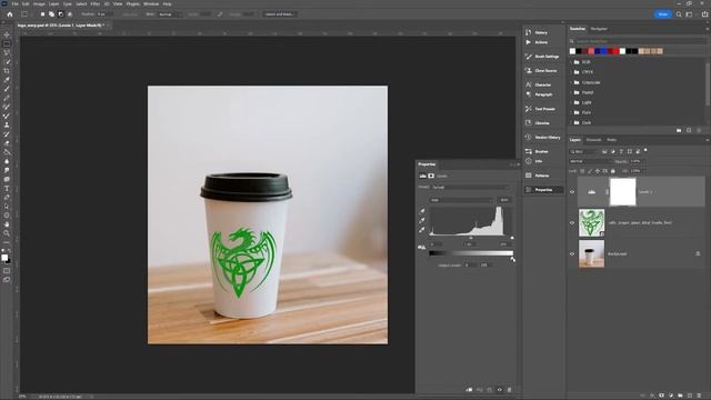Fake a Logo on a Curved Surface - Photoshop Quick Tips смотреть онлайн