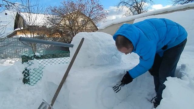 Танк из снега смотреть онлайн
