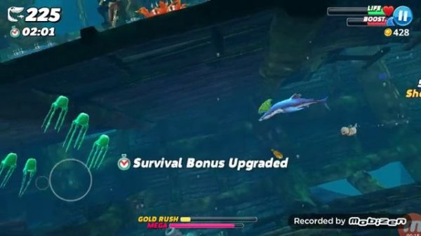 Hungry shark world event on the galeon