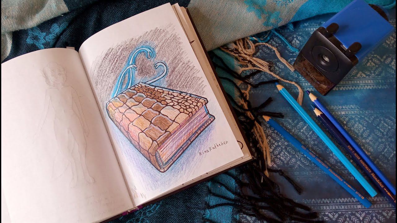 Обзор скетчбука №6. Часть 2