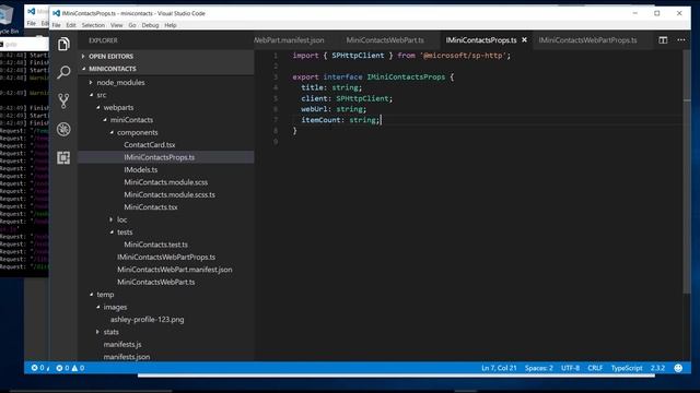 Day 17: Part 4 of 5 SPFx React, Organizing the Code adding Web Part Properties смотреть онлайн