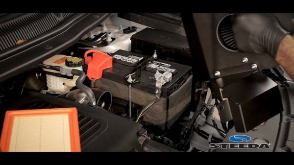 Explorer K&N 3.5L Ecoboost V6 Silver Typhoon Cold Air Intake, Install