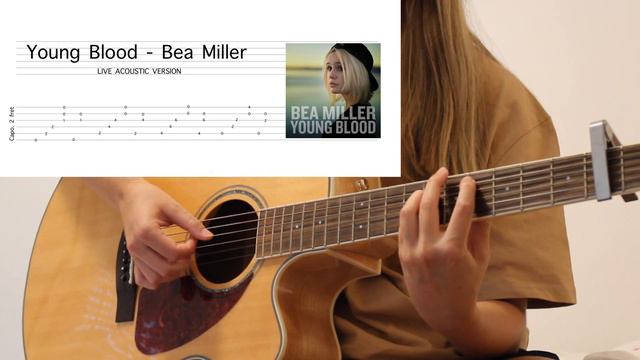 Young Blood Bea Miller - Guitar TAB Tutorial смотреть онлайн