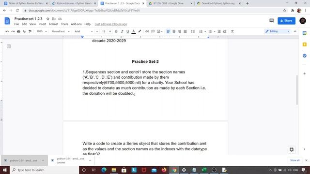 Python Pandas (Series) | class 12th IP | CBSE 2020-2021 смотреть онлайн