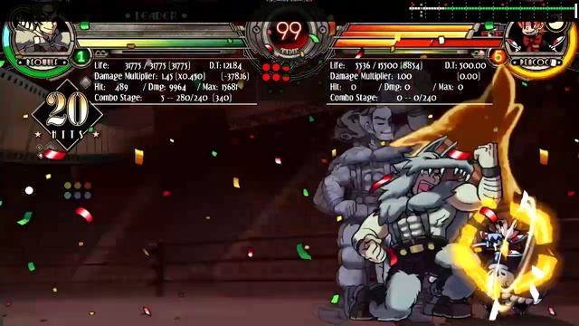 Beowulf Mid-combo Taunt ToD 1v3 || Skullgirls смотреть онлайн