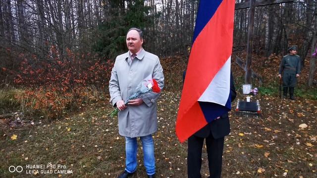 Памятное мероприятие, 20-и летие установки поклонного креста у п.Медуми. смотреть онлайн