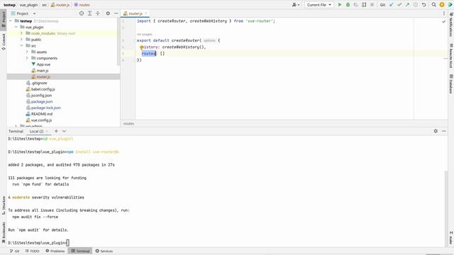 Установка Vue router 4 смотреть онлайн