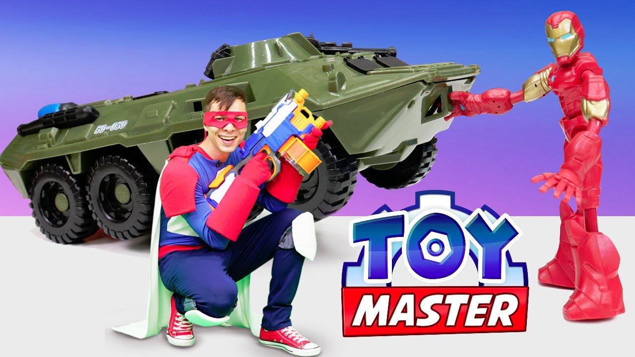 Шоу Той Мастер: Кто сильнее, Человек-паук или Железный человек? Супергерои в видео про игрушки смотреть онлайн