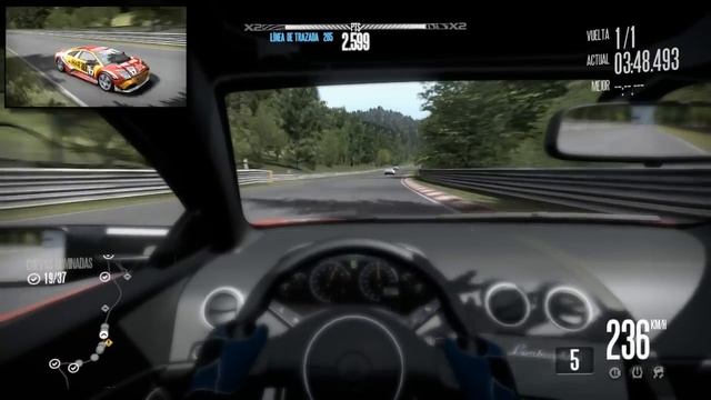 Need for Speed Shift - Nürburgring Nordschleife - Lamborghini Murcielago LP640 [G25] смотреть онлайн