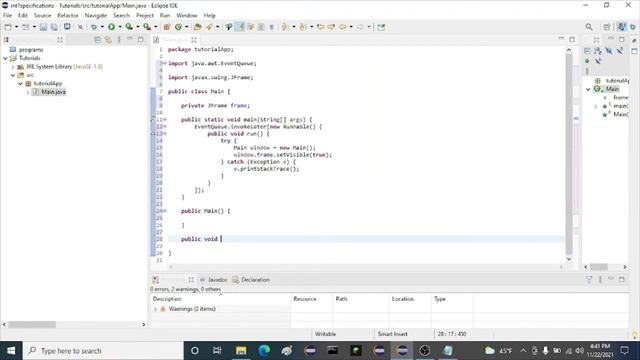 Java tutorial #1 creating a window смотреть онлайн