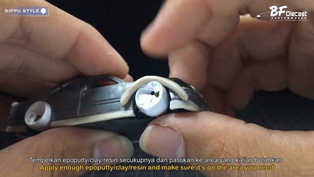 TOYOTA CROWN ATHLETE BIPPU Diecast Custom And How To Make Natural Fender Flares By @bangferdiecast_