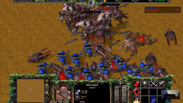 【小黄】87 Marine FullGrade vs 20 Flesh Golem NoGradeUp Reforged смотреть онлайн