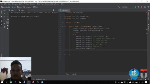 TP Implementasi Sruktur Data : Tutorial Array dan Array List pada java смотреть онлайн