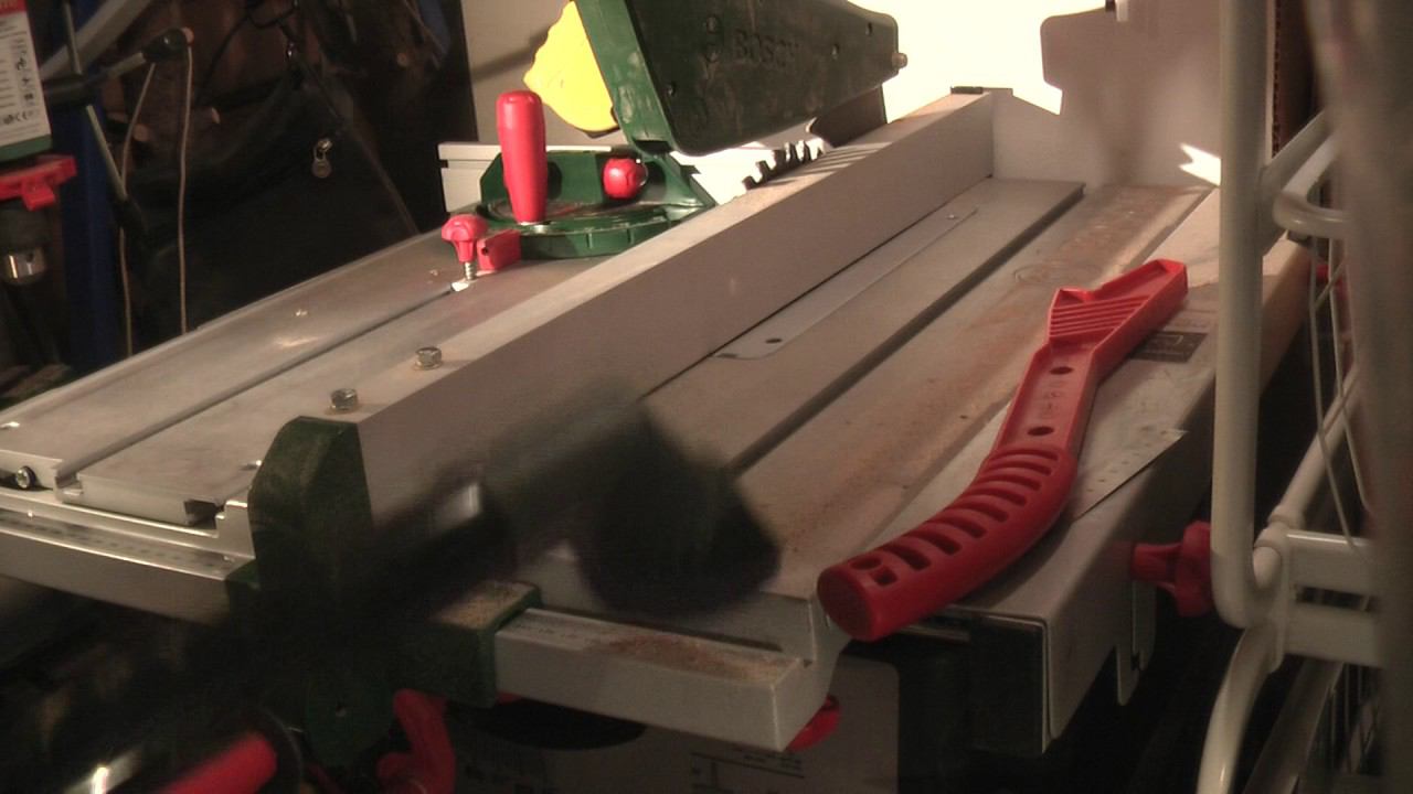 BOSCH. PTS 10. Нарезка маленьких деталей из дуба.Часть 2.