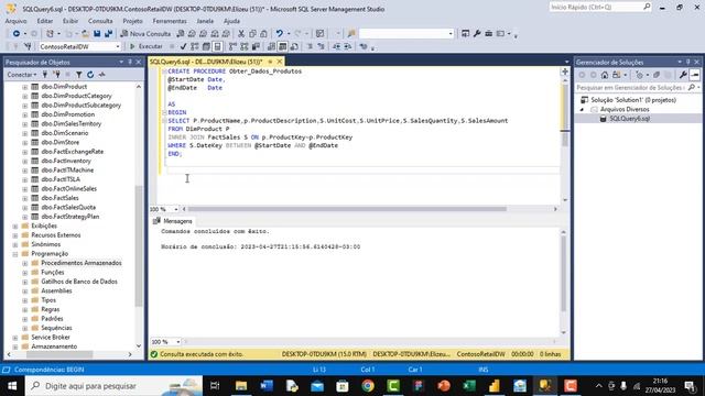?Atualização do Power BI com Procedure no SQL Server ao Data Final смотреть онлайн