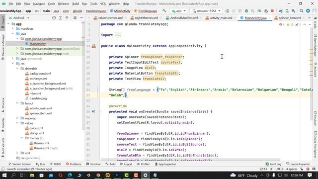 Translator App in Android Studio|| Complete Tutorial|| смотреть онлайн