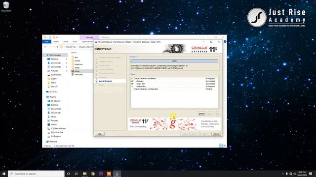 How to install Oracle 11G in windows 10/ Windows 8 / Windows 7? | Tamil | Just Rise Academy смотреть онлайн