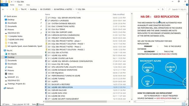 SQL DBA Training With Azure | SQL School | DBA Trainers Online смотреть онлайн