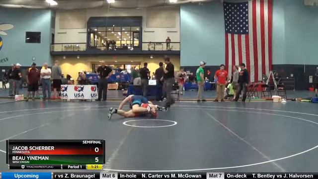Junior Men 195 Jacob Scherber Minnesota Vs Beau Yineman Wisconsin смотреть онлайн