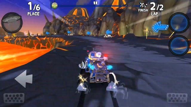 Beach Buggy Racing 2 || B'Zorp 1st Place 4 of 6 Game Play (All Secret Shortcuts) смотреть онлайн