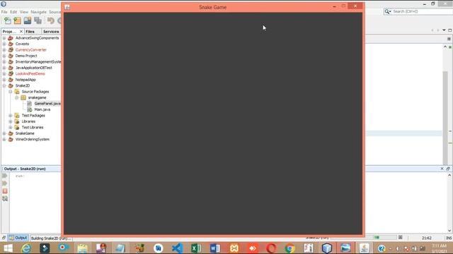 Snake game in java | part-1 | create the frame of the game смотреть онлайн