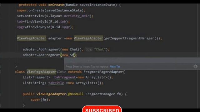 Tab Layout in Android Studio | Part-2 смотреть онлайн
