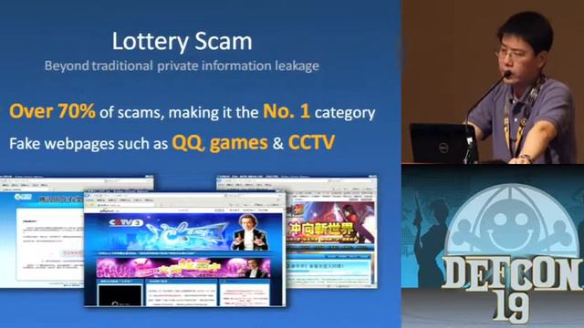 DEFCON 19: Phishing and Online Scam in China (w speaker) смотреть онлайн