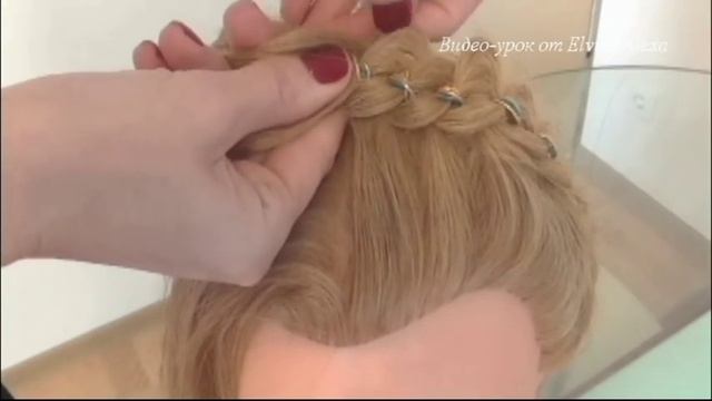 Кокошник. Корона для Снегурочки. Детская причёска в детсад и школу на новогодний утренник. смотреть онлайн