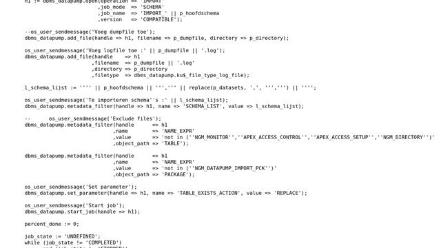 Databases: Oracle dbms_datapump removes dumpfile after succesful import смотреть онлайн