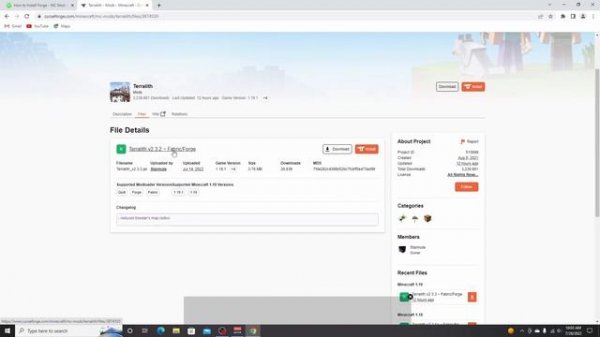 How To Install FORGE For Minecraft 1.19.1 and MODS for 1.19.1 | Minecraft Mods