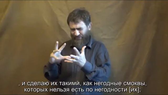 субтитры.Книга пророка Иеремии 29 гл (РЖЯ и синодальный перевод с древнееврейского ) смотреть онлайн