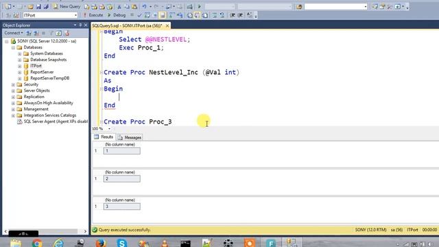 @@Nestlevel in SQL Server смотреть онлайн